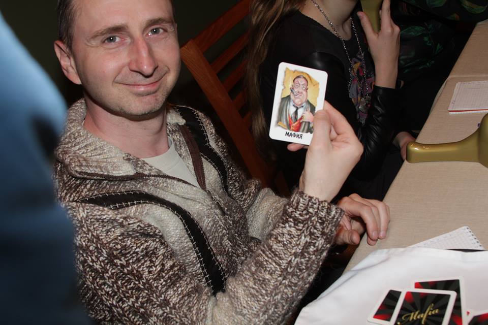 Foto ar Spēle Mafija spēlētājiem