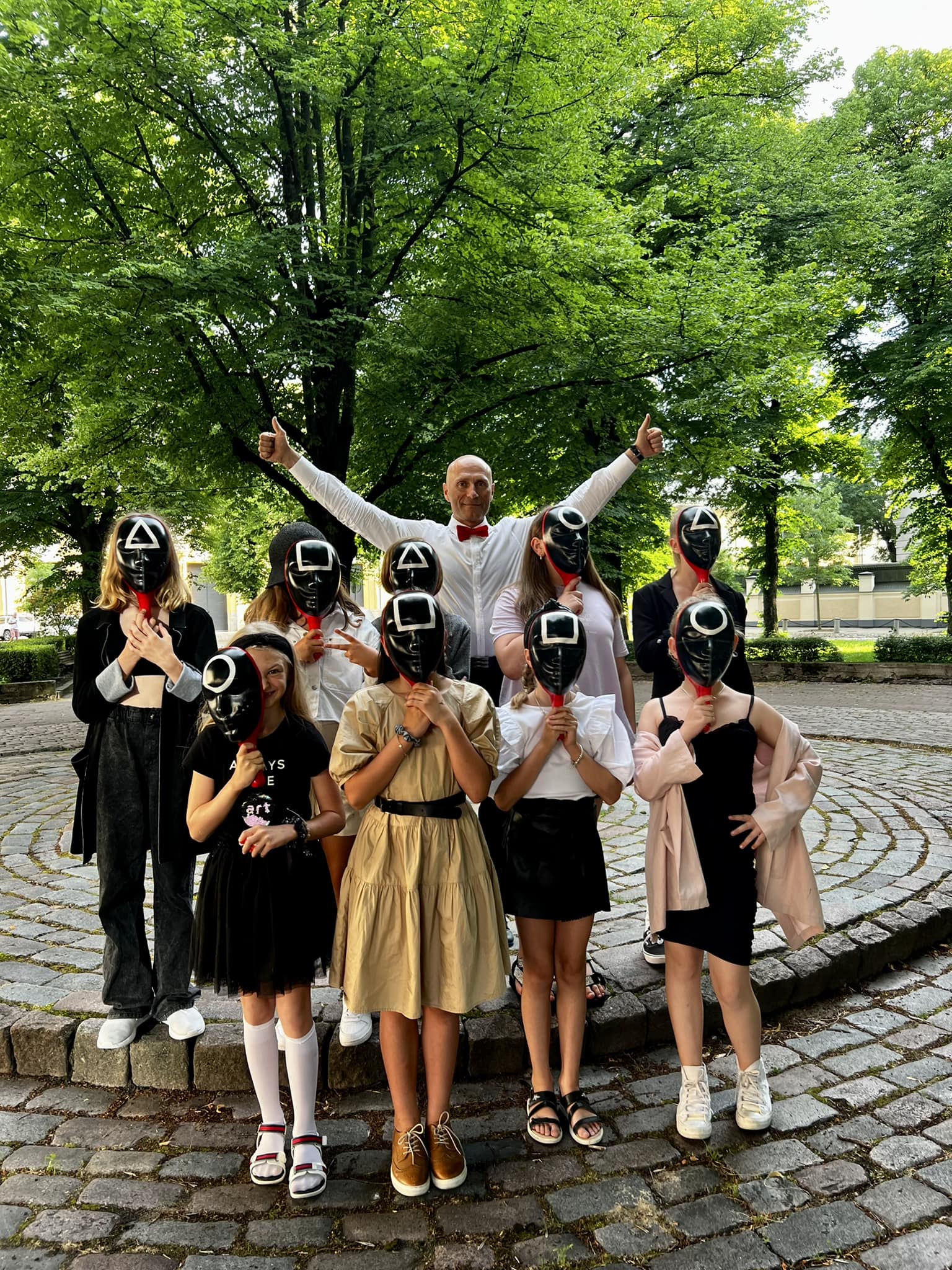 Foto ar Spēle Mafija spēlētājiem